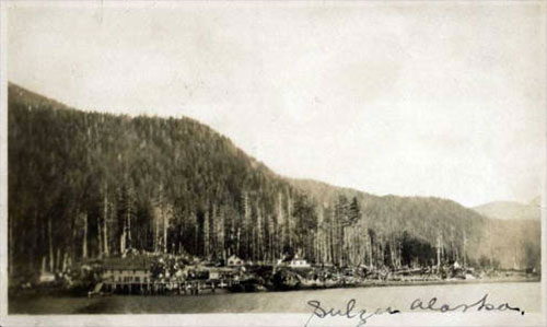 jpg Mining Camp at Sulzer, Alaska ca 1910