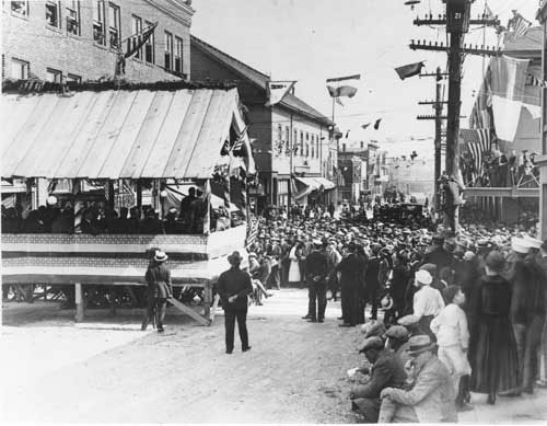 jgp President Harding addresses Ketchikan -- July 8, 1923