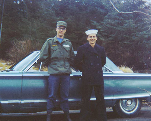 jpg Photo of Joey Whitney and Bill Hollywood taken in Ketchikan shortly before Whitney died in Vietnam.