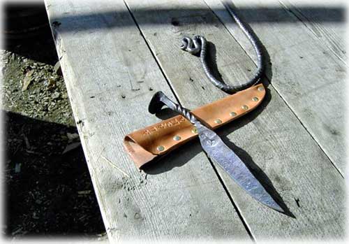 jpg Railroad spike knife