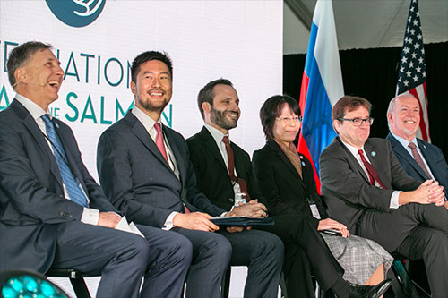 jpg Dignitaries of the North Pacific Anadromous Fish Commission member countries 