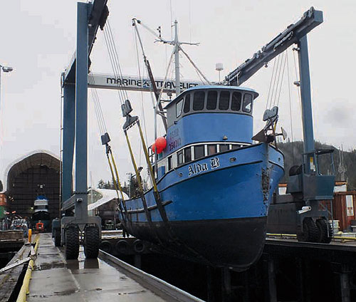 jpg Wrangell’s 150-ton lift soon will be complemented by a 300-ton lift.