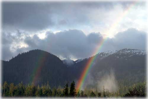 Front Page Photo Bear Valley Rainbows by Carl Thompson© 