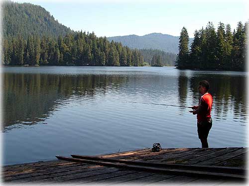 photo fishing for trout