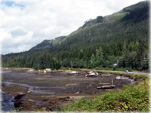 Mud Bight north of Ketchikan...